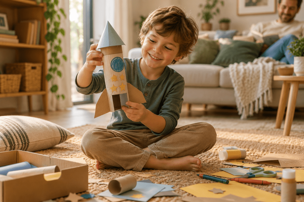 Pourquoi créer de ses mains peut aider l’enfant à prendre confiance en lui