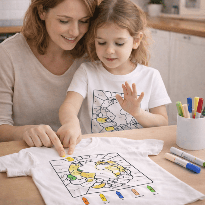 T-SHIRT TERRE | APPRENDRE À COMPTER (4-8 ans) 