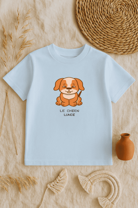La semaine des animaux - lot de 7 t-shirts